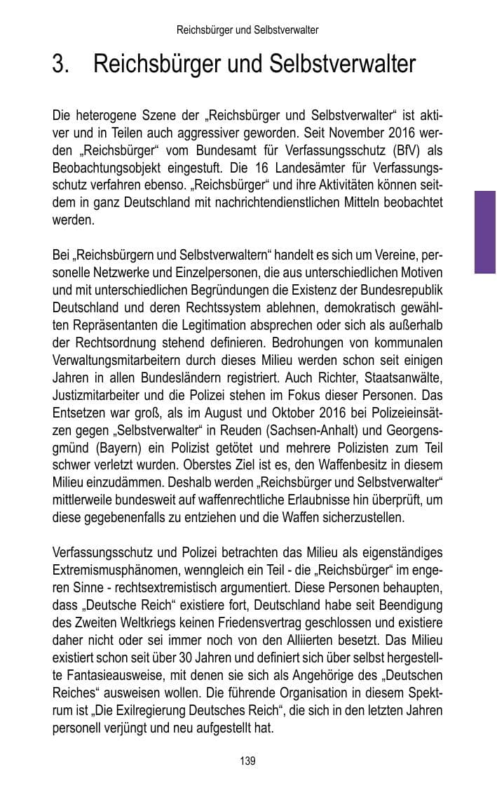 Seite 141 des Verfassungsschutzbericht 2016 Brandenburg