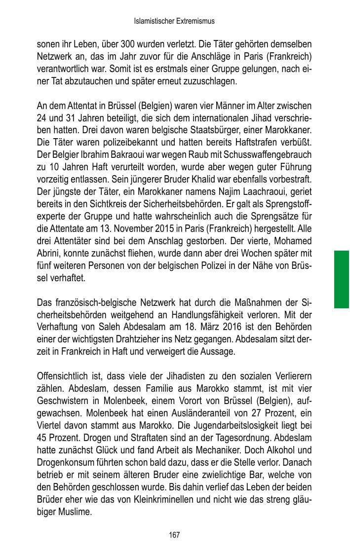 Seite 169 des Verfassungsschutzbericht 2016 Brandenburg
