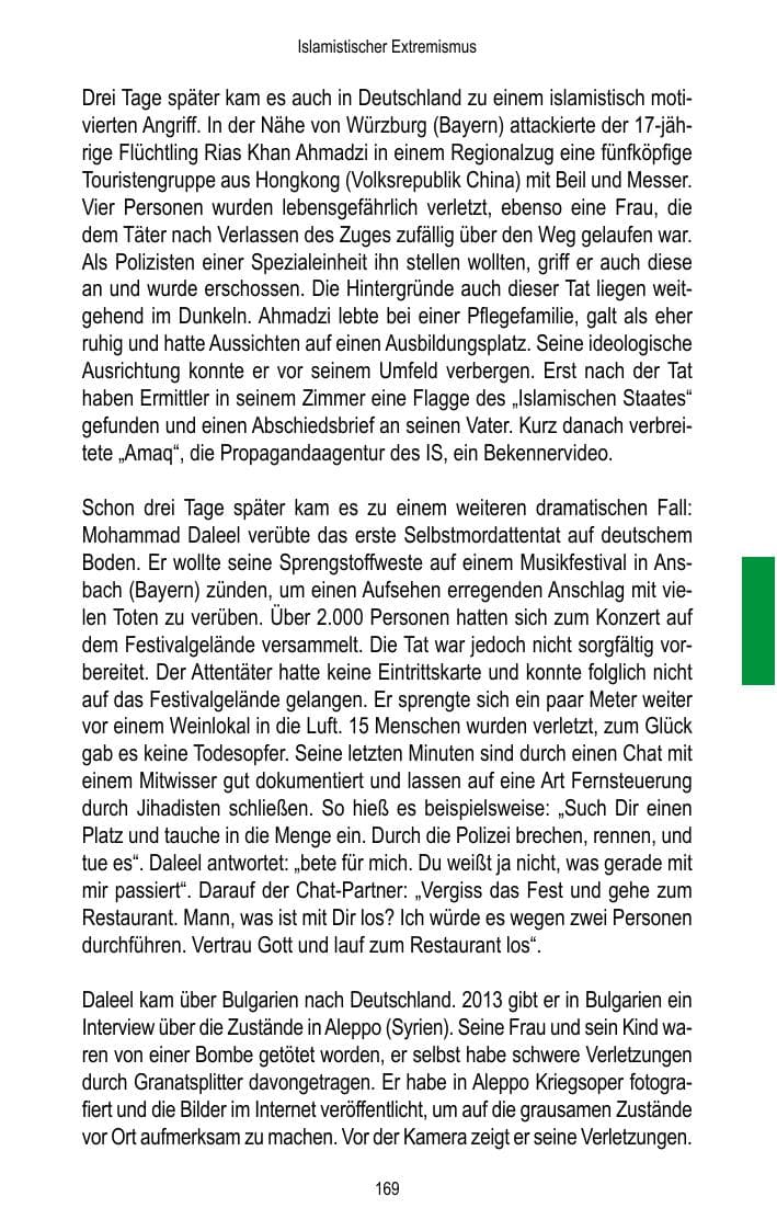 Seite 171 des Verfassungsschutzbericht 2016 Brandenburg