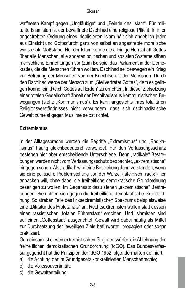 Seite 247 des Verfassungsschutzbericht 2016 Brandenburg