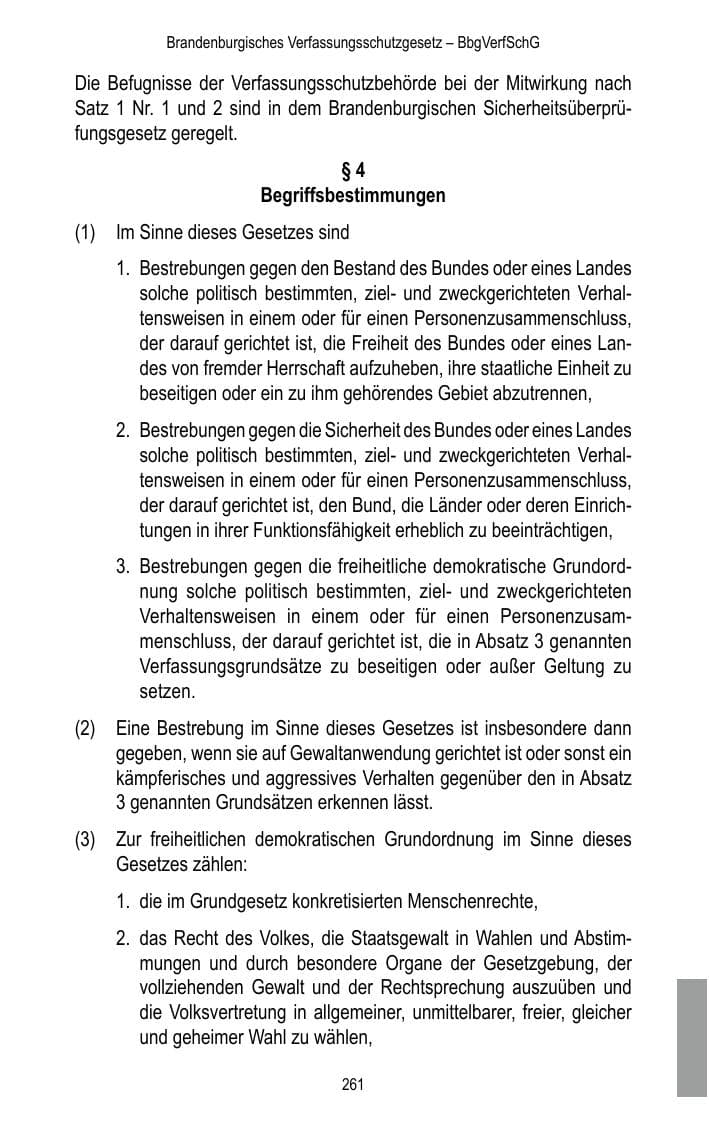 Seite 263 des Verfassungsschutzbericht 2016 Brandenburg
