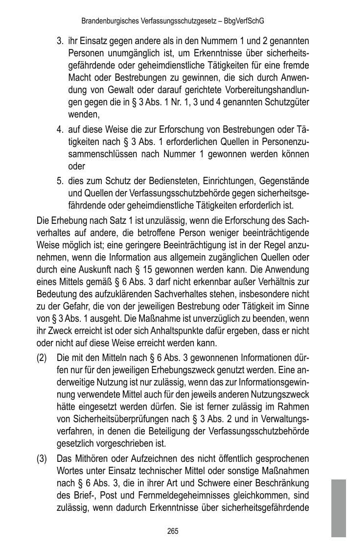 Seite 267 des Verfassungsschutzbericht 2016 Brandenburg