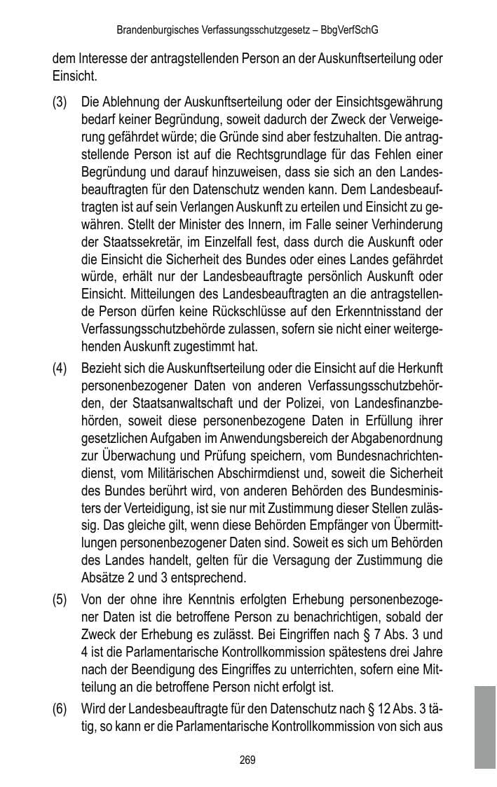 Seite 271 des Verfassungsschutzbericht 2016 Brandenburg