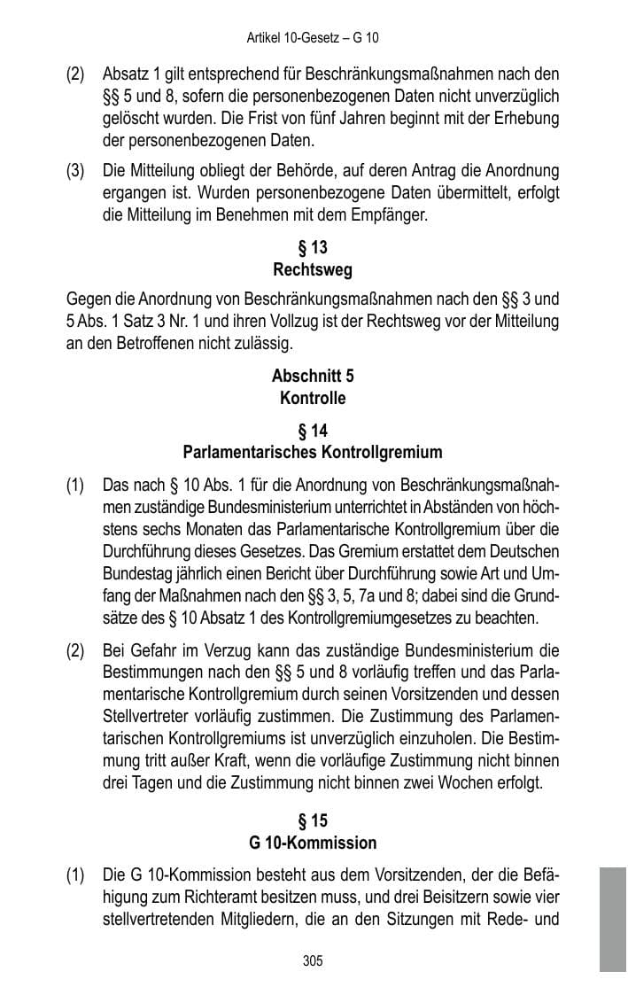 Seite 307 des Verfassungsschutzbericht 2016 Brandenburg