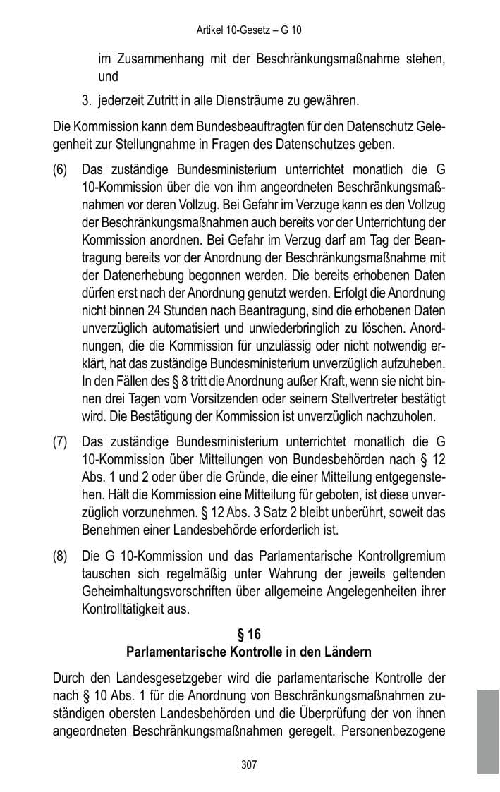 Seite 309 des Verfassungsschutzbericht 2016 Brandenburg