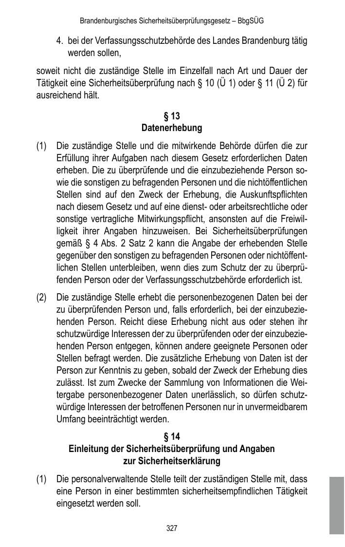 Seite 329 des Verfassungsschutzbericht 2016 Brandenburg