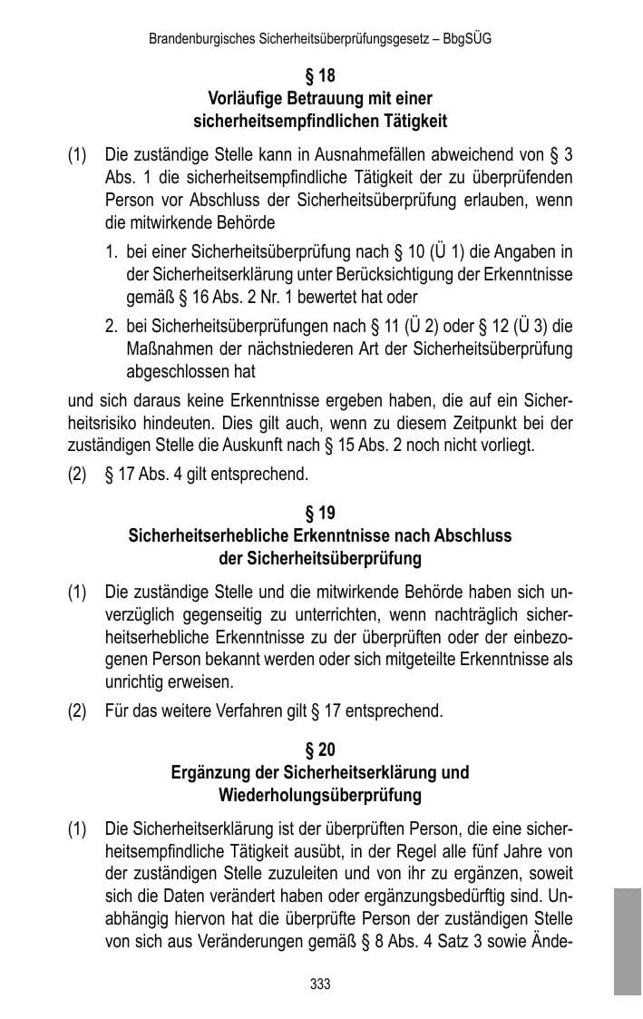 Seite 335 des Verfassungsschutzbericht 2016 Brandenburg