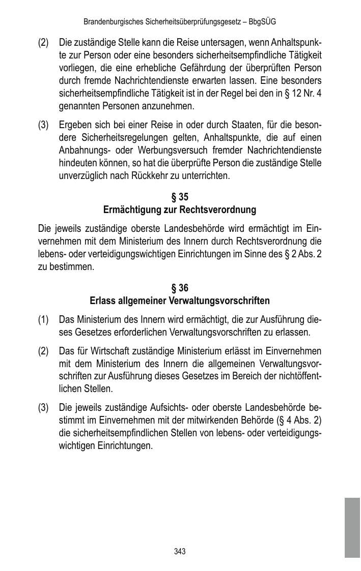 Seite 345 des Verfassungsschutzbericht 2016 Brandenburg