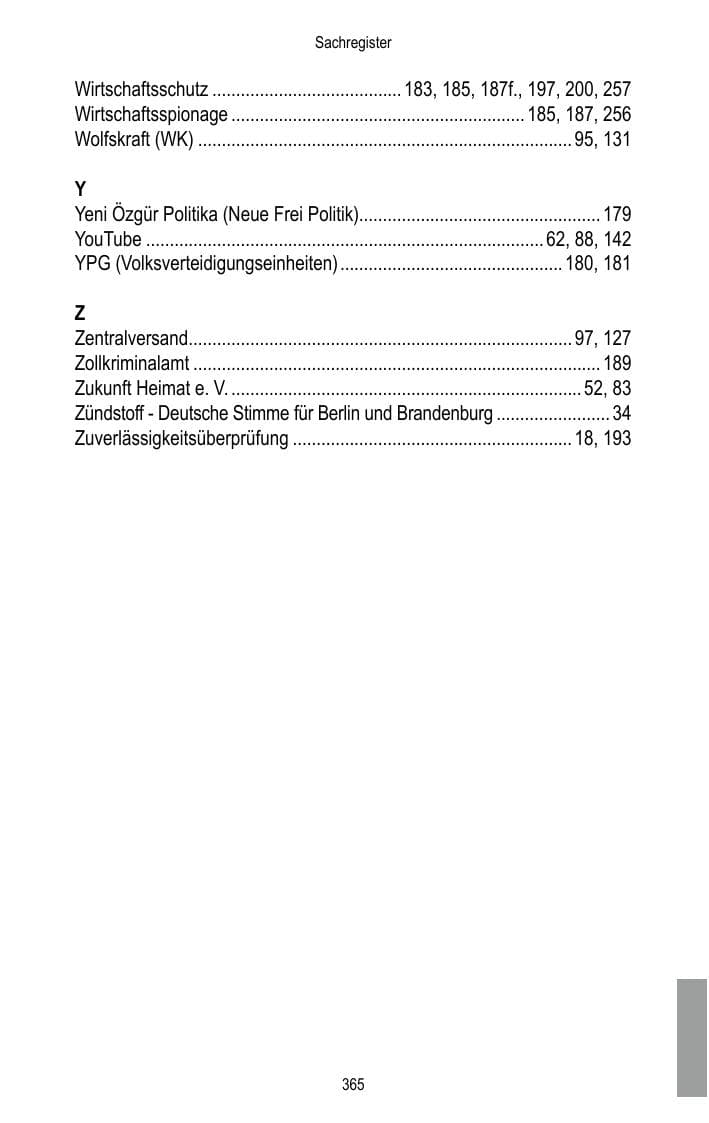 Seite 367 des Verfassungsschutzbericht 2016 Brandenburg
