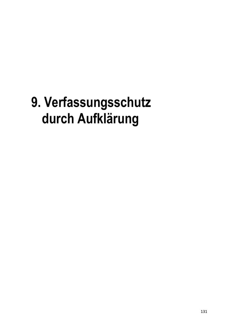 Seite 131 des Verfassungsschutzbericht 2019 Brandenburg