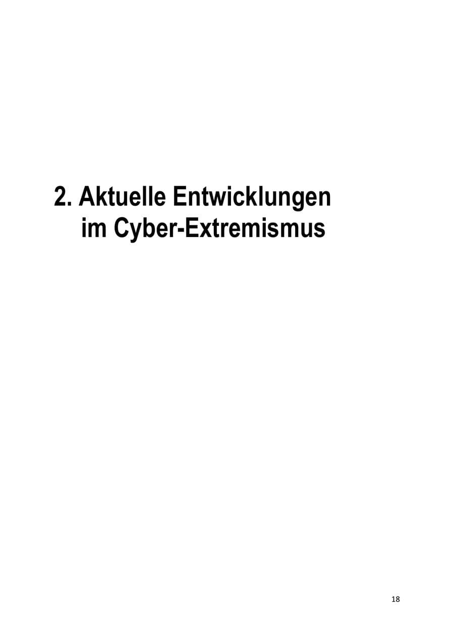 Seite 18 des Verfassungsschutzbericht 2020 Brandenburg
