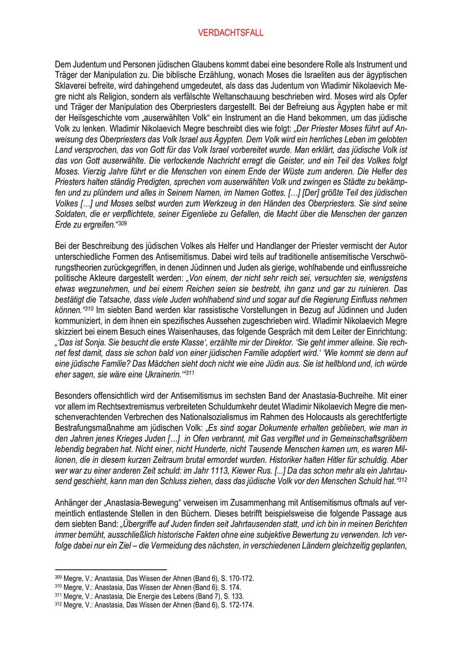 Seite 121 des Verfassungsschutzbericht 2023 Brandenburg
