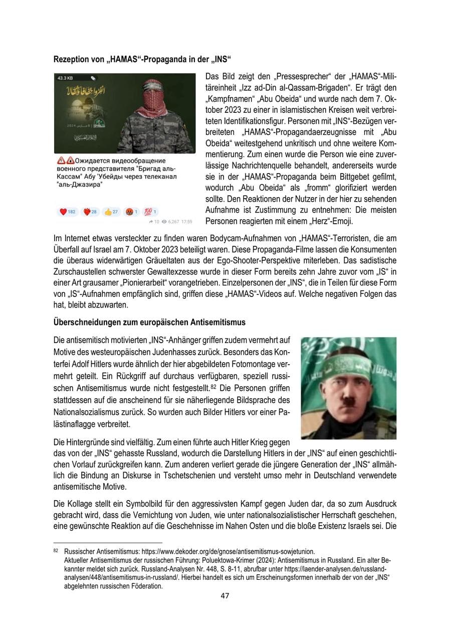 Seite 47 des Verfassungsschutzbericht 2024 Brandenburg