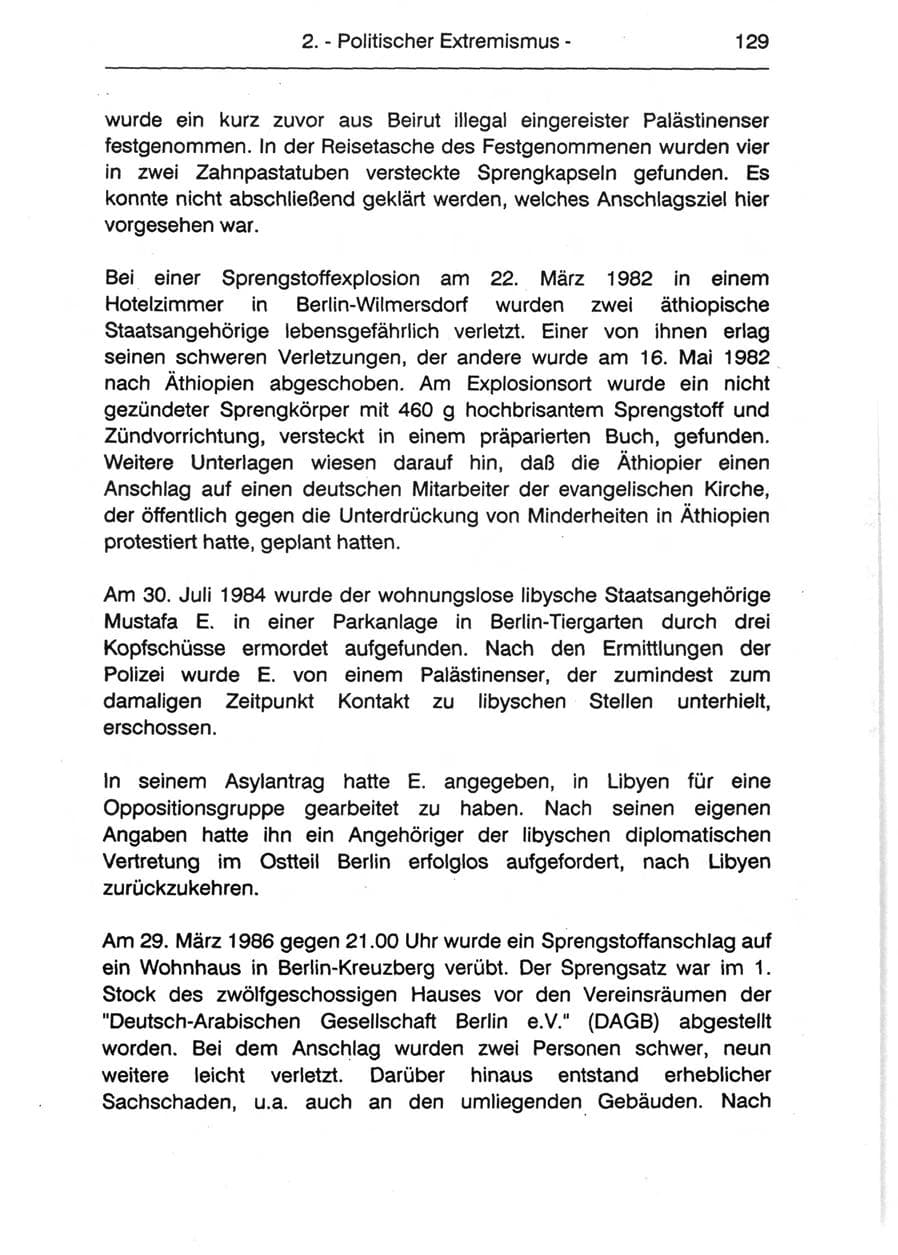 Seite 131 des Verfassungsschutzbericht 1990 Berlin