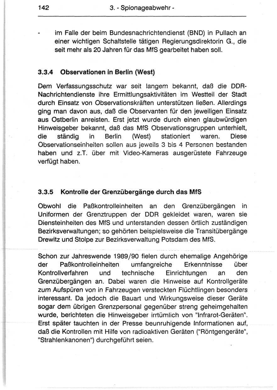 Seite 144 des Verfassungsschutzbericht 1990 Berlin