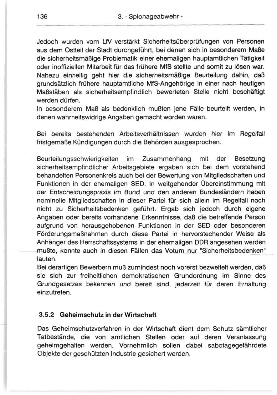 Seite 138 des Verfassungsschutzbericht 1991 Berlin