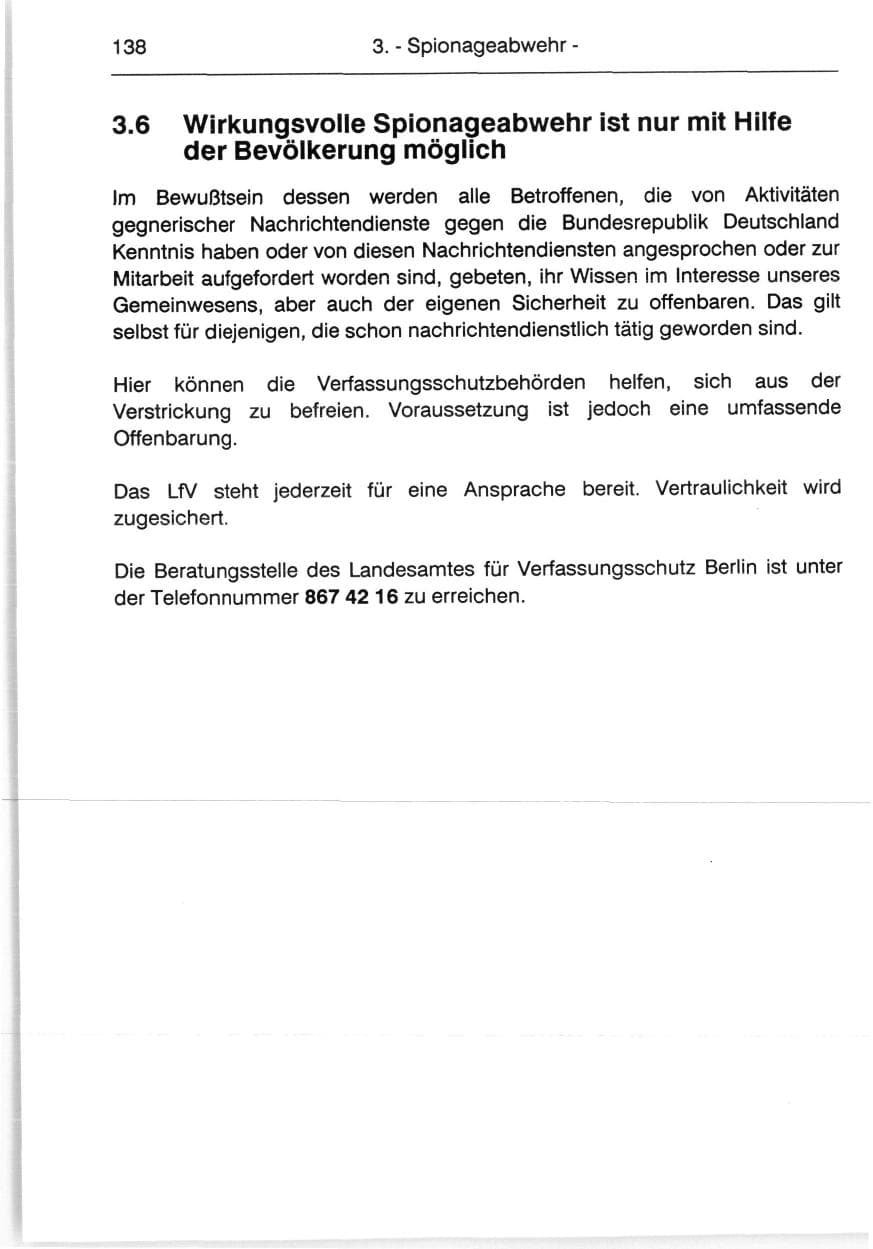 Seite 140 des Verfassungsschutzbericht 1991 Berlin