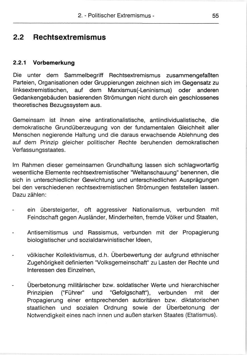 Seite 57 des Verfassungsschutzbericht 1991 Berlin