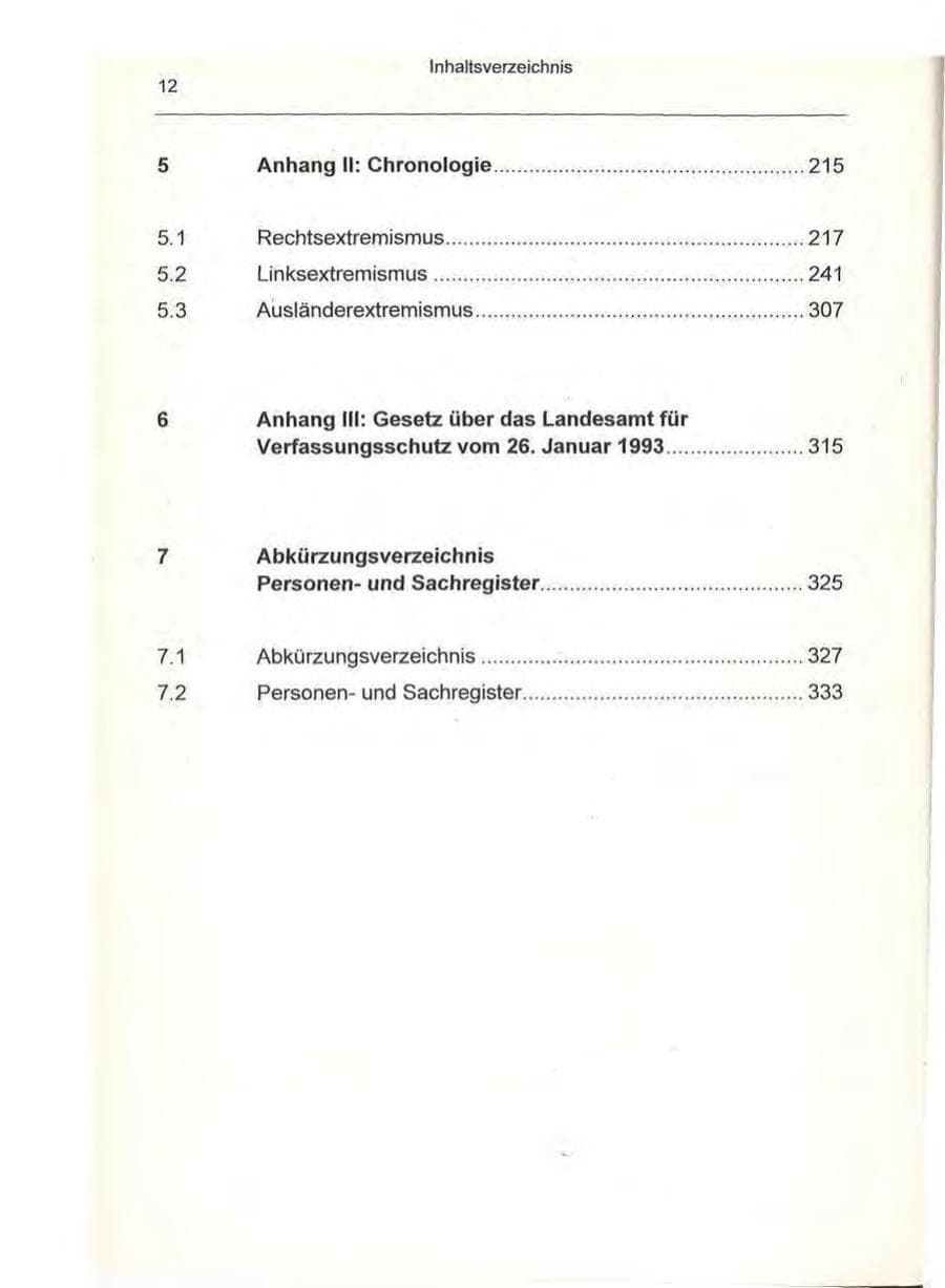 Seite 12 des Verfassungsschutzbericht 1993 Berlin