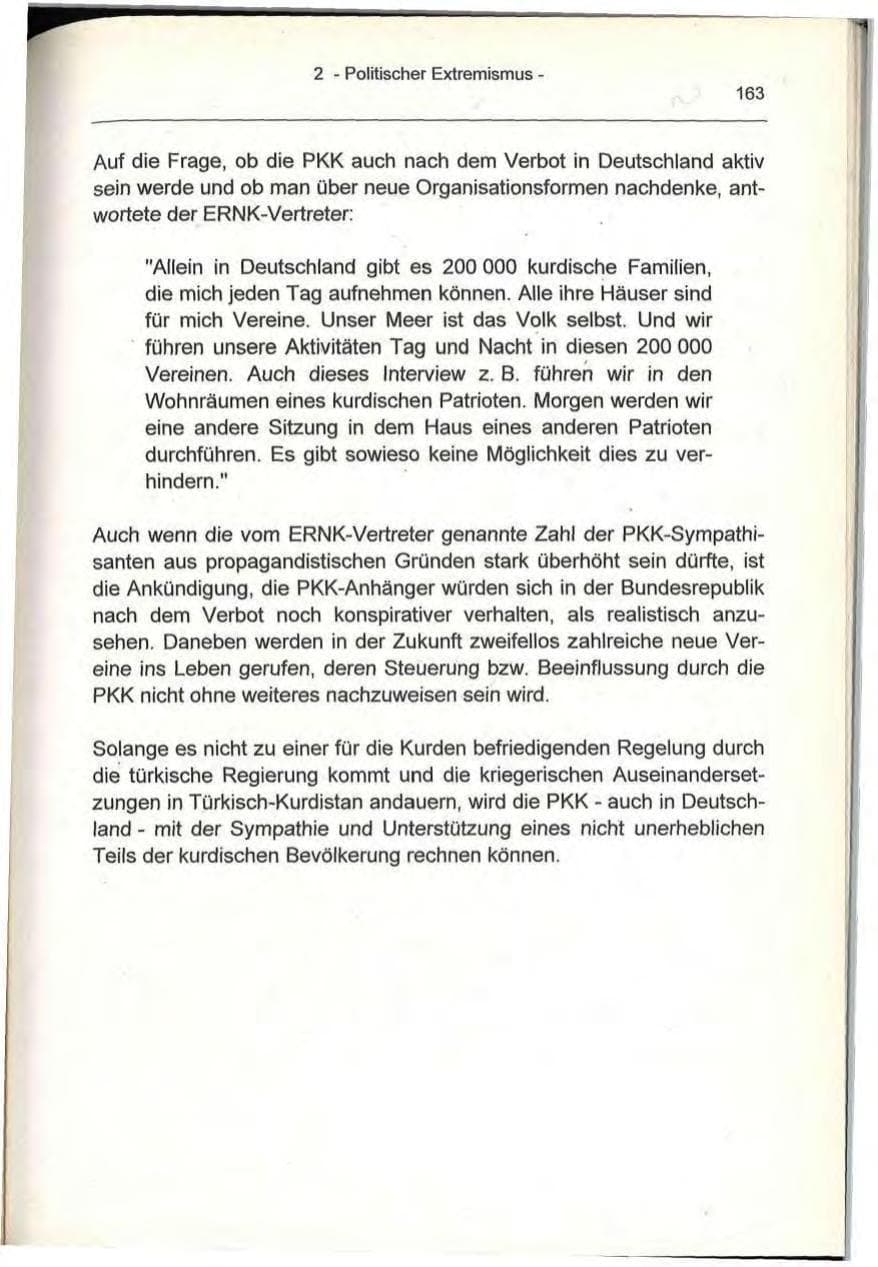 Seite 163 des Verfassungsschutzbericht 1993 Berlin
