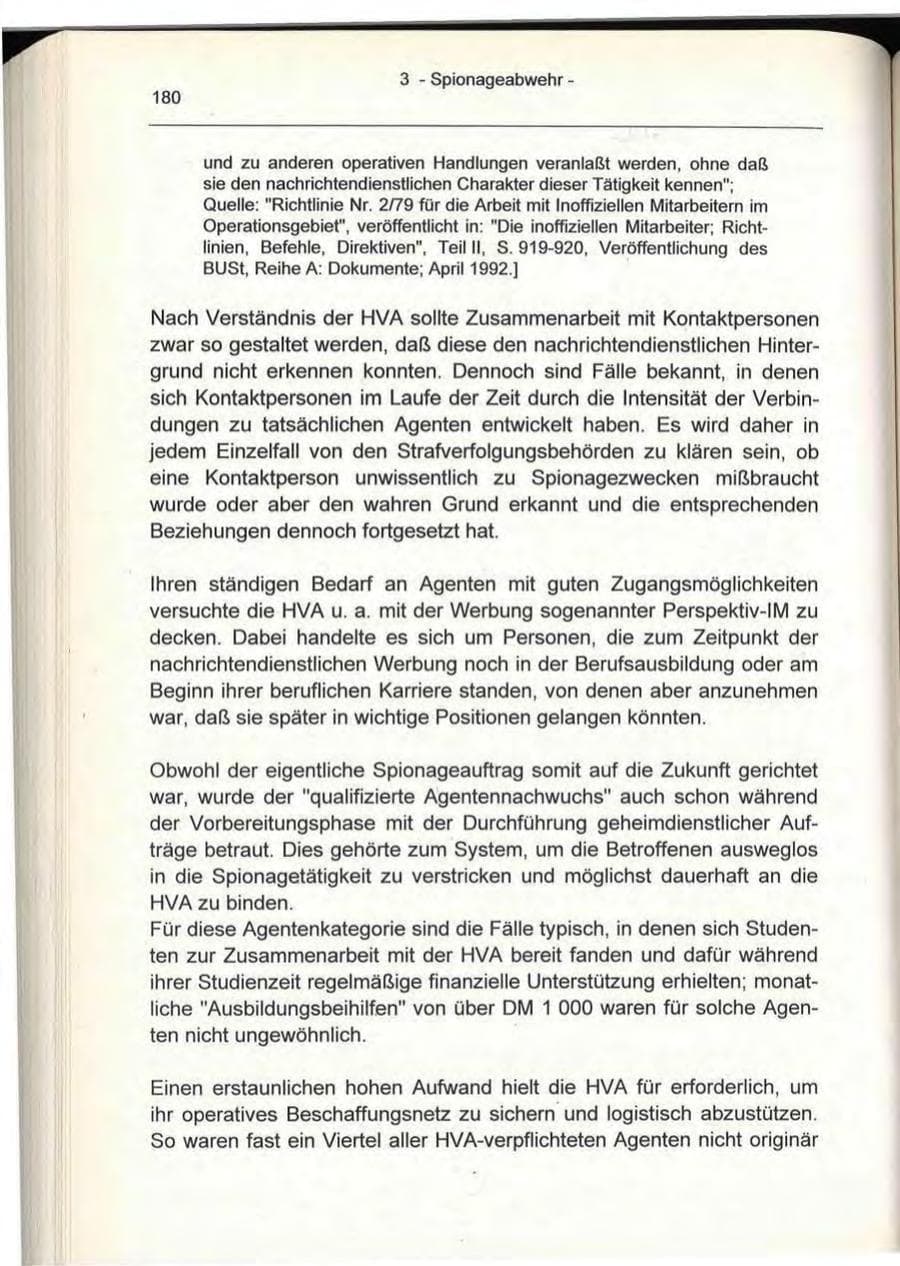 Seite 180 des Verfassungsschutzbericht 1993 Berlin