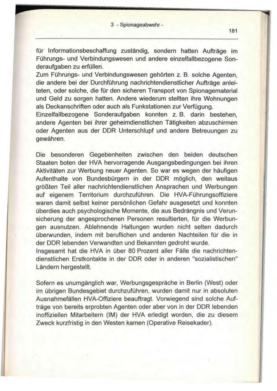 Seite 181 des Verfassungsschutzbericht 1993 Berlin