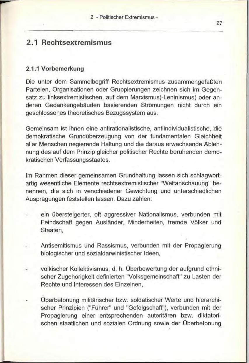 Seite 27 des Verfassungsschutzbericht 1993 Berlin