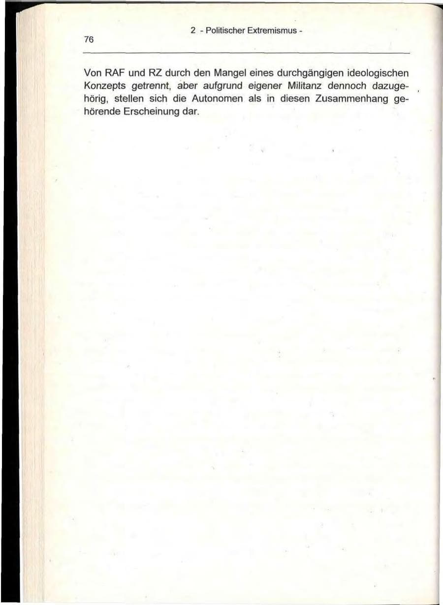 Seite 76 des Verfassungsschutzbericht 1993 Berlin