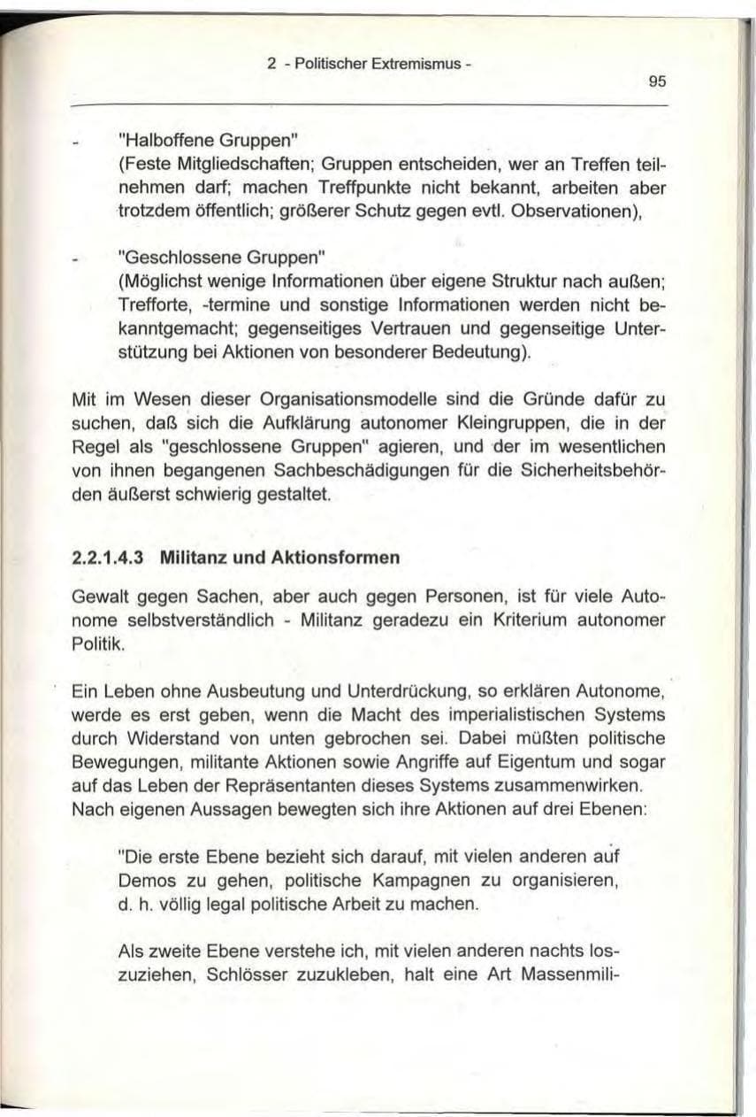 Seite 95 des Verfassungsschutzbericht 1993 Berlin