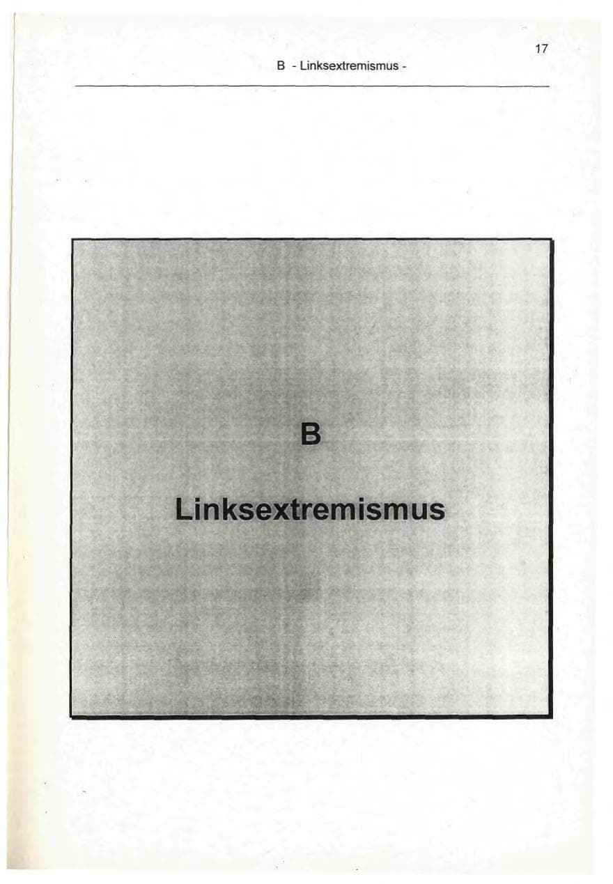 Seite 17 des Verfassungsschutzbericht 1995 Berlin