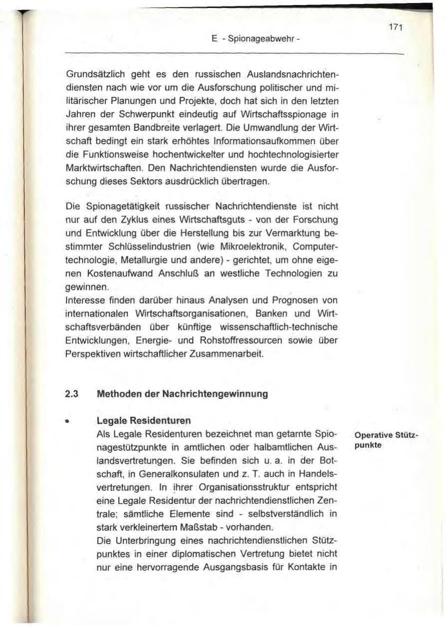 Seite 171 des Verfassungsschutzbericht 1995 Berlin