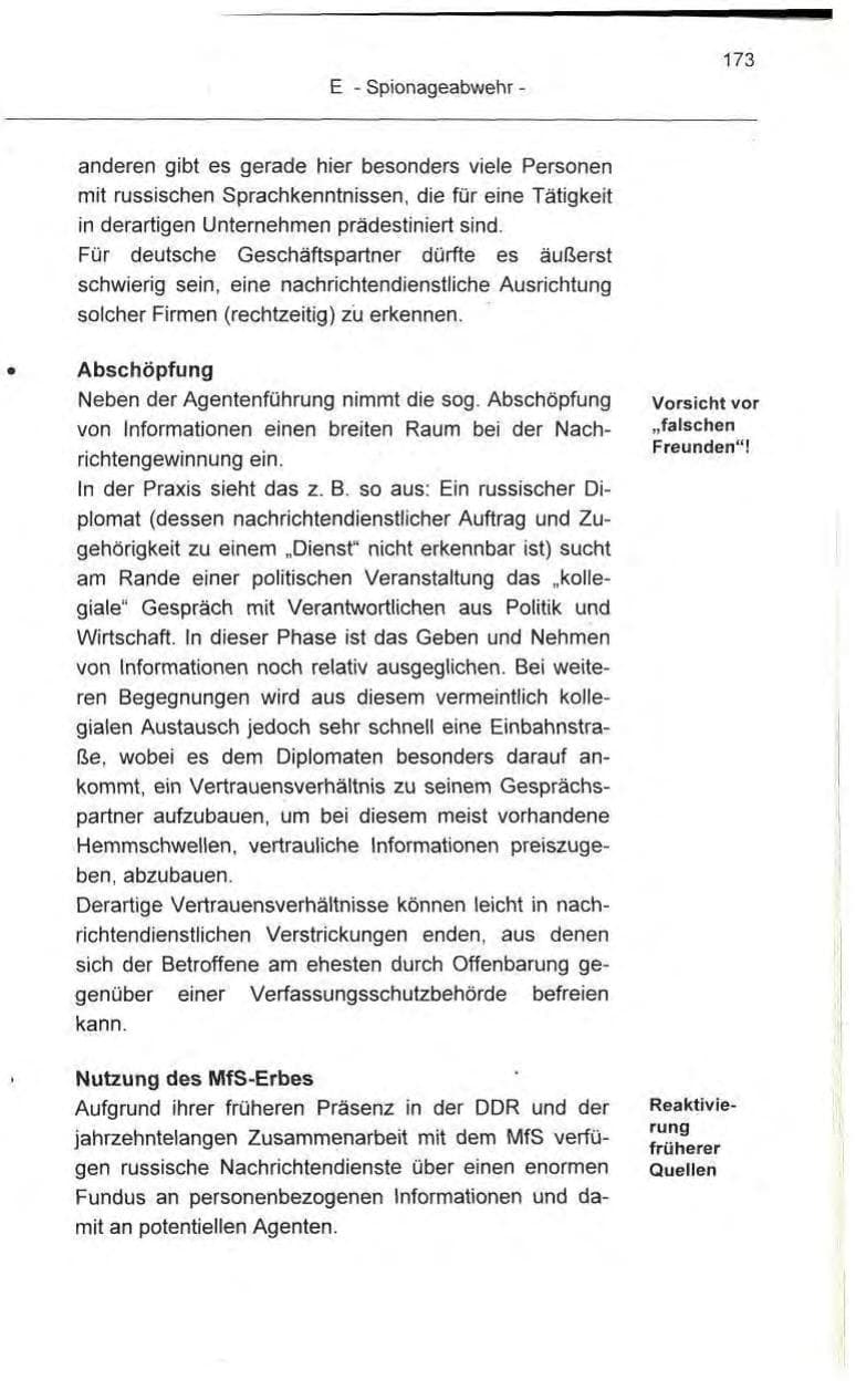 Seite 173 des Verfassungsschutzbericht 1995 Berlin
