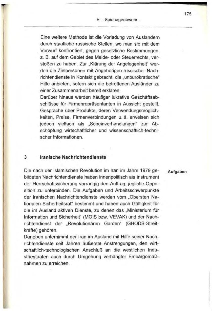 Seite 175 des Verfassungsschutzbericht 1995 Berlin