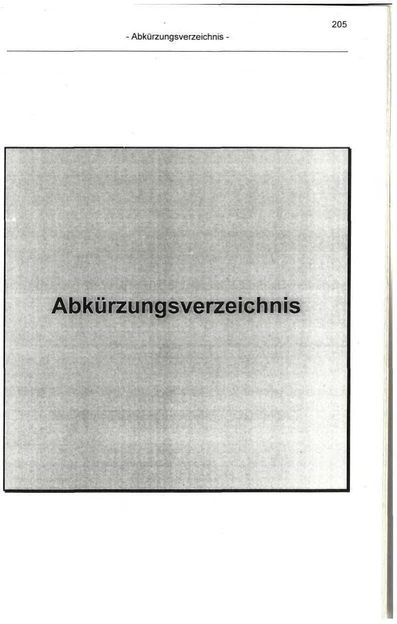 Seite 205 des Verfassungsschutzbericht 1995 Berlin