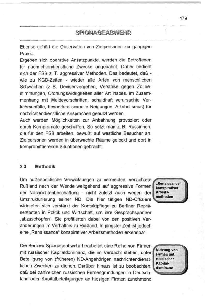 Seite 179 des Verfassungsschutzbericht 1996 Berlin