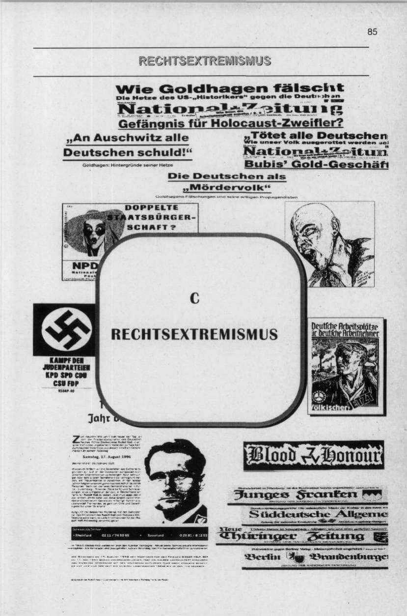 Seite 85 des Verfassungsschutzbericht 1996 Berlin