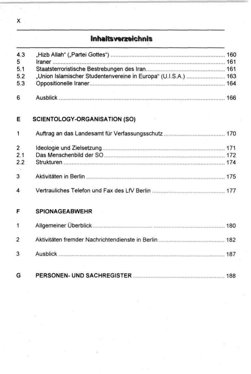 Seite 11 des Verfassungsschutzbericht 1997 Berlin