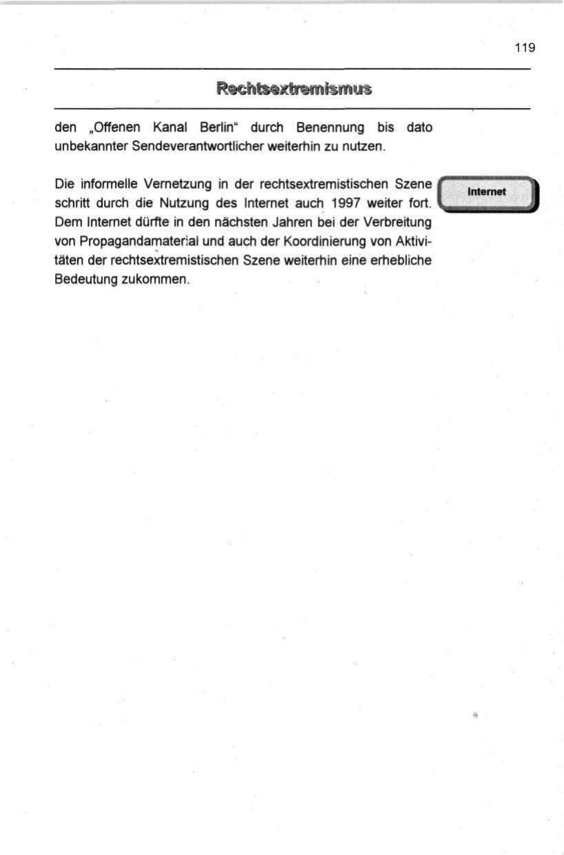 Seite 130 des Verfassungsschutzbericht 1997 Berlin