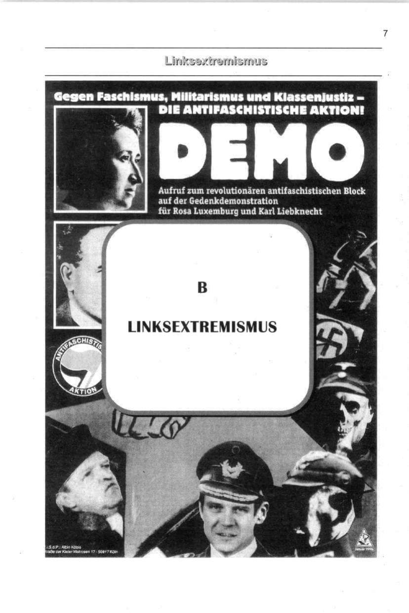Seite 18 des Verfassungsschutzbericht 1997 Berlin