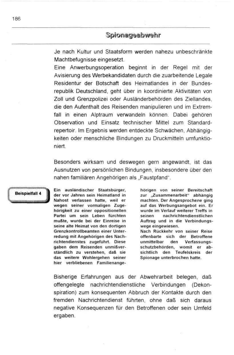 Seite 198 des Verfassungsschutzbericht 1997 Berlin