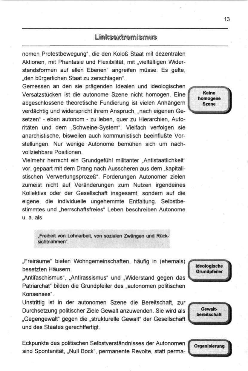 Seite 24 des Verfassungsschutzbericht 1997 Berlin