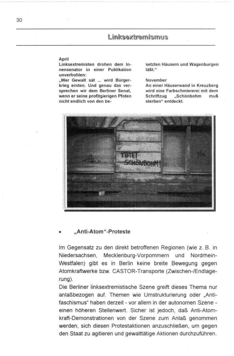 Seite 41 des Verfassungsschutzbericht 1997 Berlin