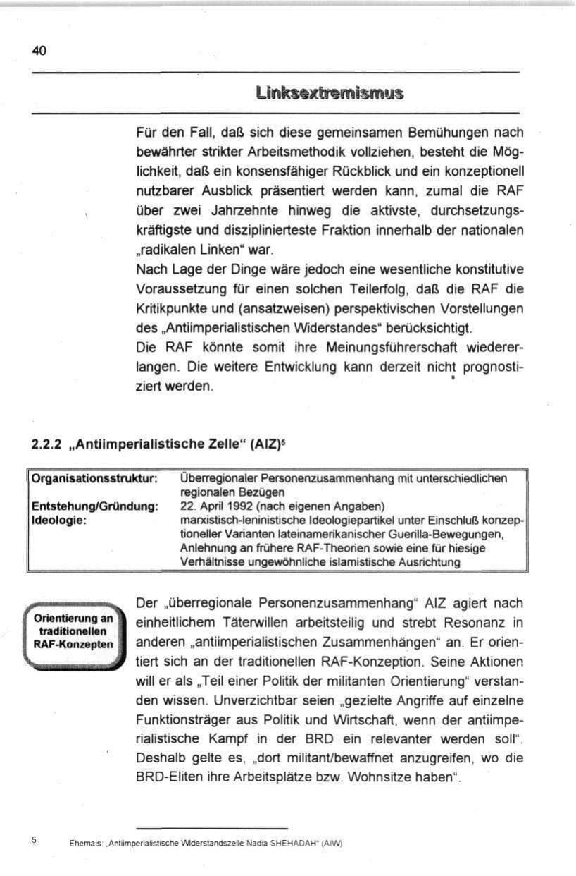 Seite 51 des Verfassungsschutzbericht 1997 Berlin