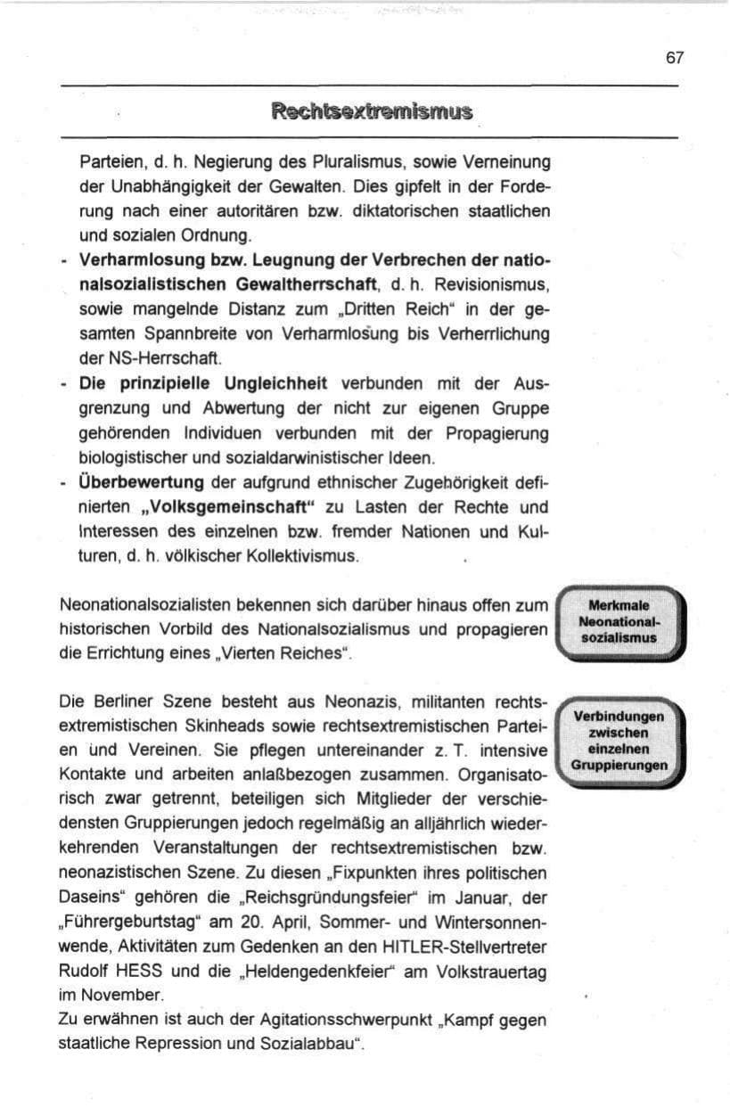 Seite 78 des Verfassungsschutzbericht 1997 Berlin
