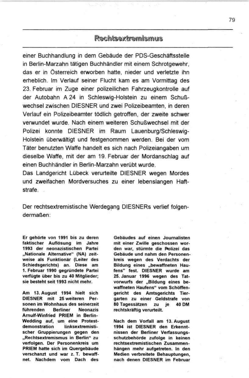 Seite 90 des Verfassungsschutzbericht 1997 Berlin
