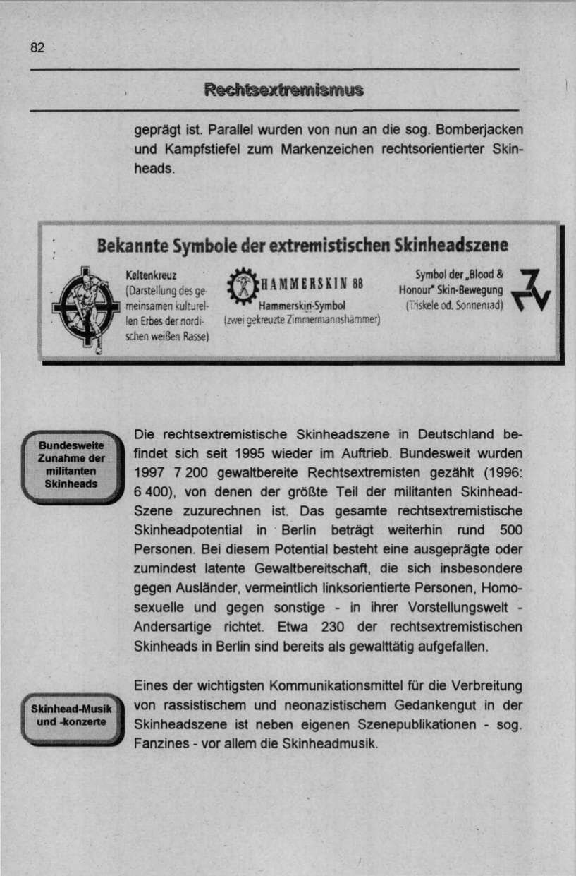 Seite 93 des Verfassungsschutzbericht 1997 Berlin
