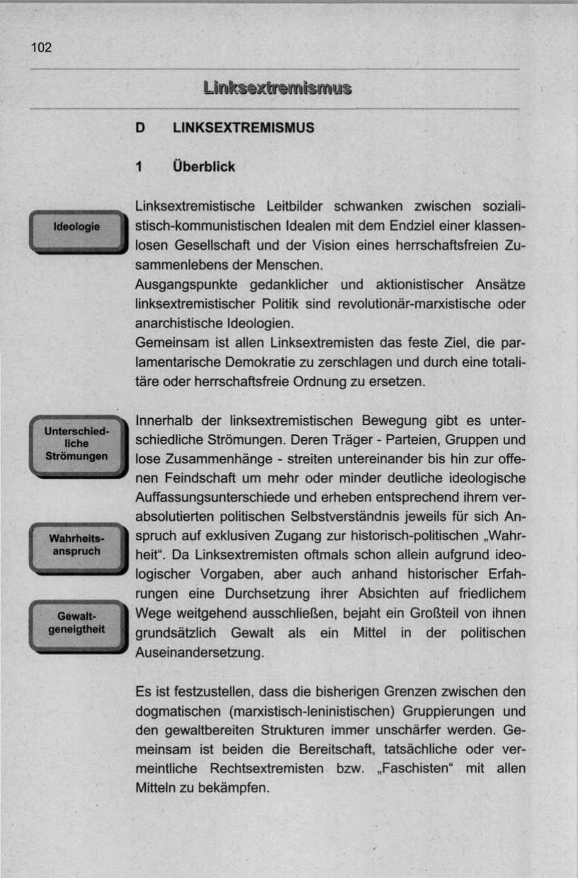 Seite 113 des Verfassungsschutzbericht 1998 Berlin