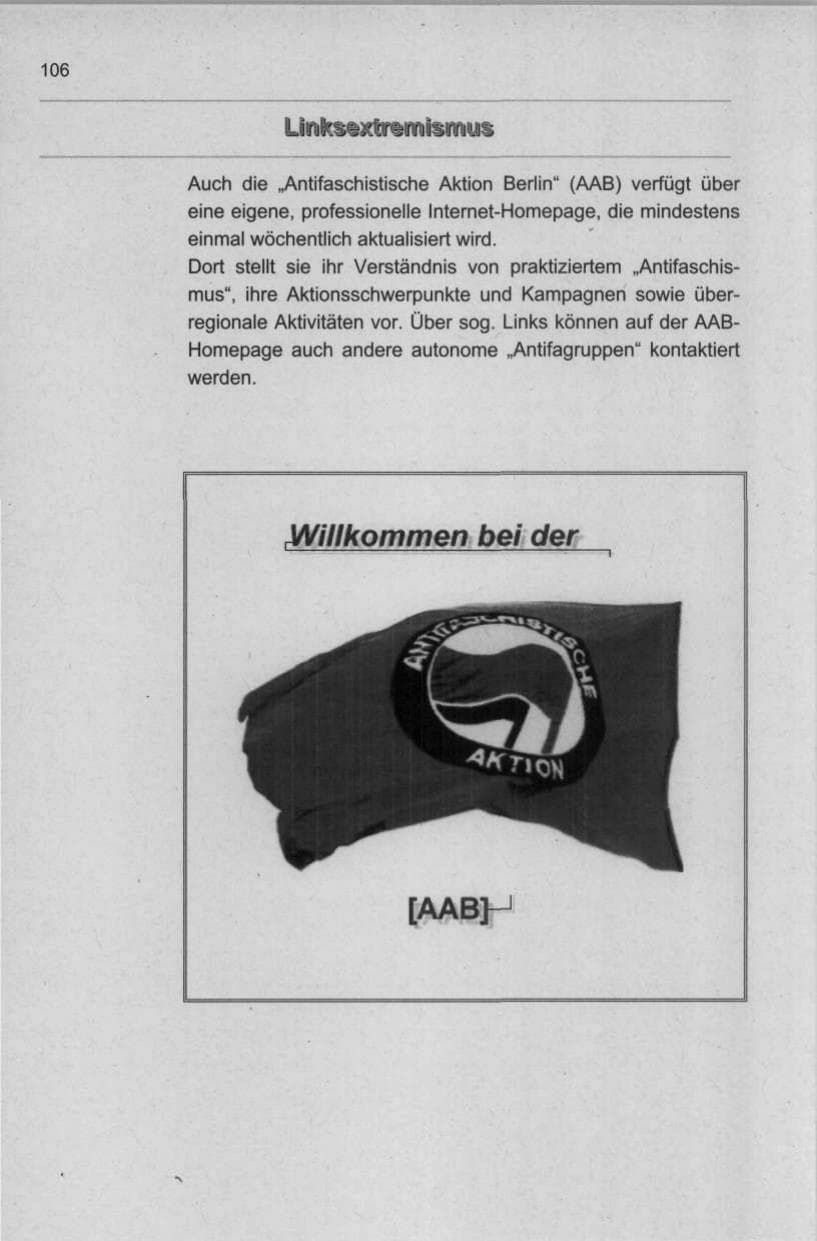 Seite 117 des Verfassungsschutzbericht 1998 Berlin