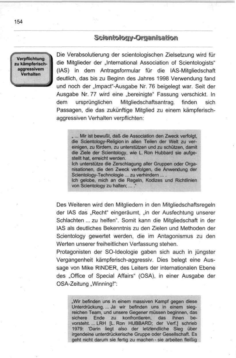 Seite 165 des Verfassungsschutzbericht 1998 Berlin
