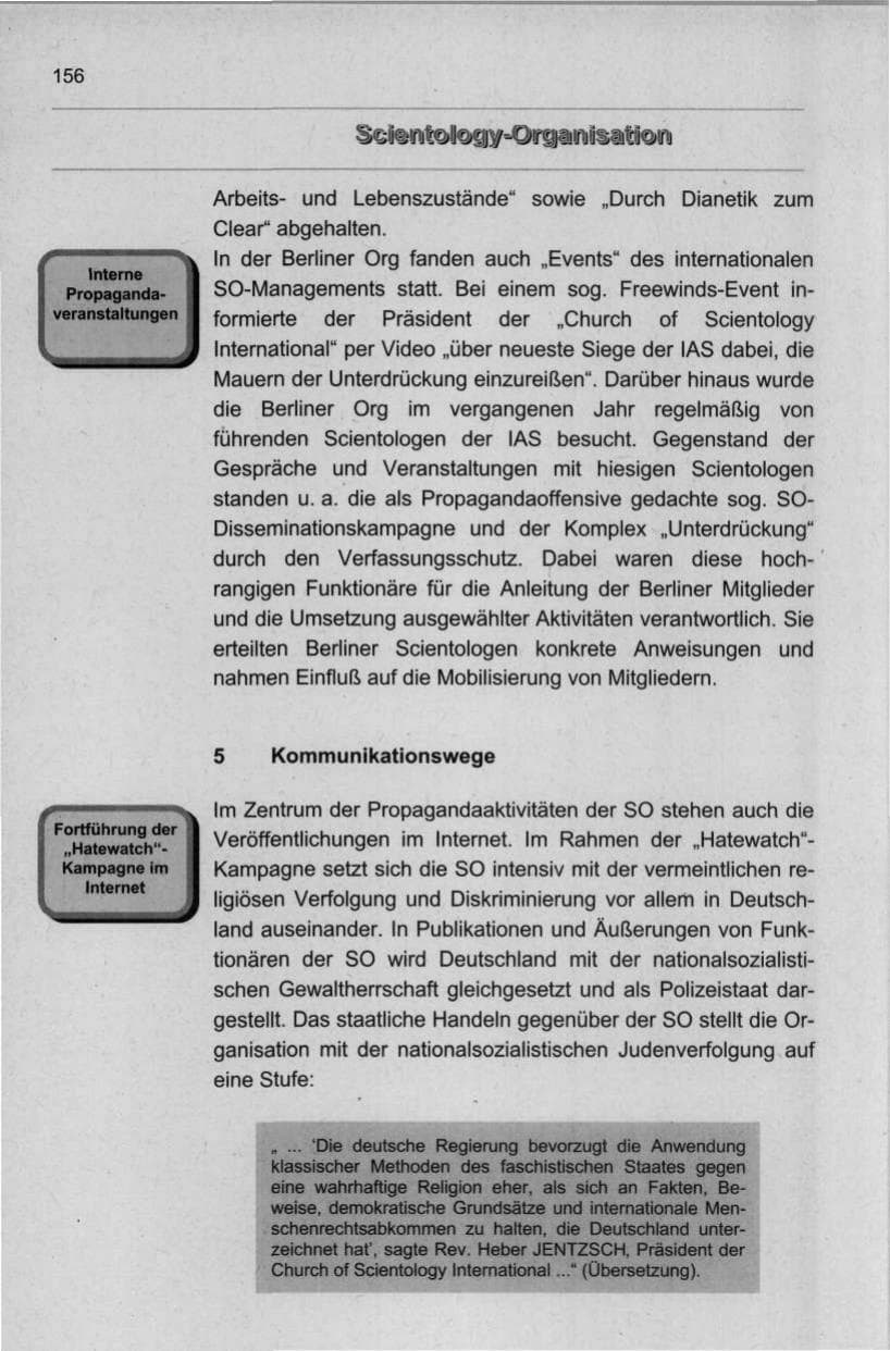 Seite 167 des Verfassungsschutzbericht 1998 Berlin